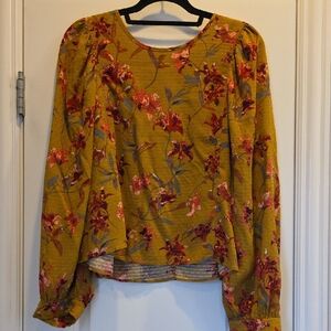 NWT Melrose and Market XL Floral Blouse